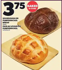 Independent Grocer SOURDOUGH OR PUMPERNICKEL BREAD offer