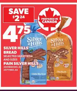 Independent Grocer SILVER HILLS BREAD offer