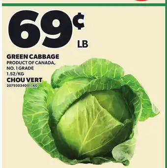 Independent Grocer GREEN CABBAGE offer