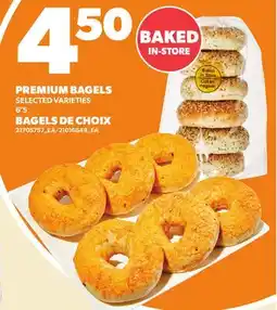 Independent Grocer PREMIUM BAGELS, 6'S offer