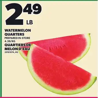 Independent Grocer WATERMELON QUARTERS offer