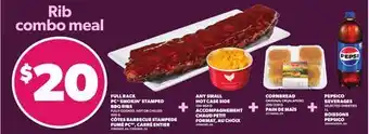 Independent Grocer RIB COMBO MEAL offer