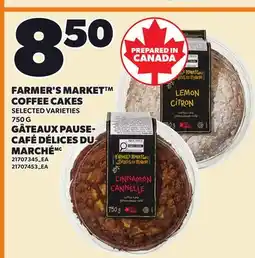 Independent Grocer FARMER'S MARKET COFFEE CAKES offer