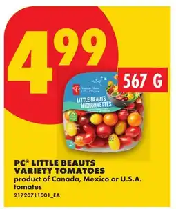 No Frills PC LITTLE BEAUTS VARIETY TOMATOES offer