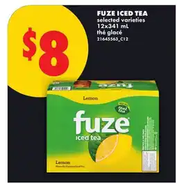 No Frills FUZE ICED TEA offer