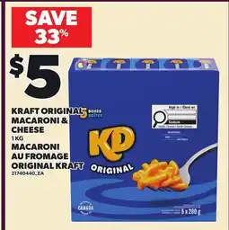 Independent Grocer KRAFT ORIGINAL & MACARONI & CHEESE offer