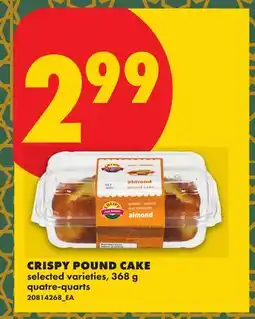 No Frills CRISPY POUND CAKE offer
