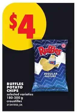 No Frills RUFFLES POTATO CHIPS offer