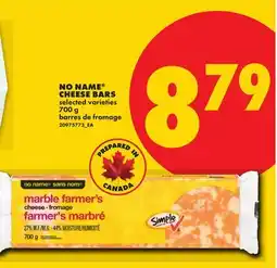 No Frills NO NAME CHEESE BARS offer
