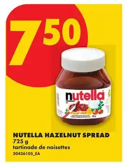 No Frills NUTELLA HAZELNUT SPREAD offer