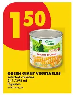 No Frills GREEN GIANT VEGETABLES, 341/398 mL offer