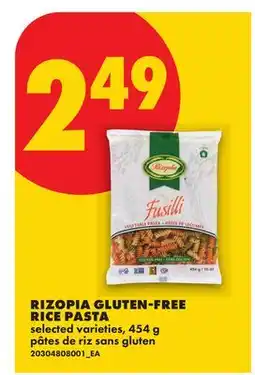 No Frills RIZOPIA GLUTEN-FREE RICE PASTA offer