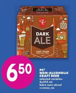 No Frills PC NON-ALCOHOLIC CRAFT BEER offer
