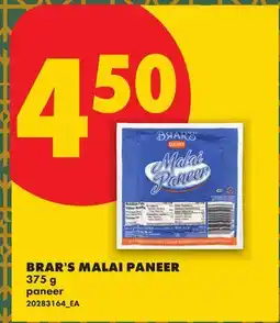 No Frills BRAR'S MALAI PANEER offer