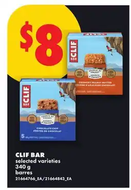 No Frills CLIF BAR offer