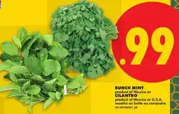 No Frills BUNCH MINT OR CILANTRO offer
