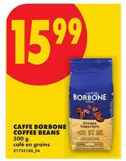No Frills CAFFE BORBONE COFFEE BEANS offer