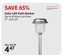 Home Hardware Solar LED Path Marker offer