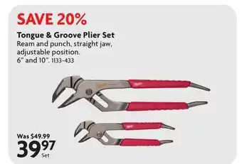 Home Hardware Tongue & Groove Plier Set offer