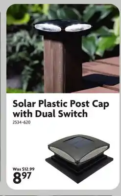 Home Hardware Moonrays Solar Plastic Post Cap with Dual Switch offer