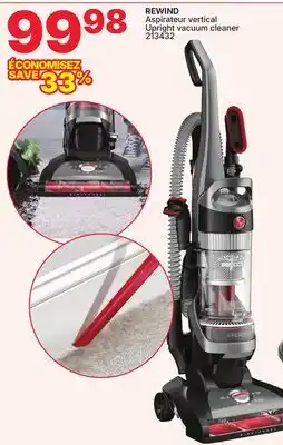 Rossy Hoover REWIND Aspirateur vertical Upright vacuum cleaner offer