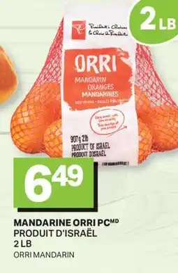 L'Intermarché MANDARINE ORRI PCMD | ORRI MANDARIN, 2 LB offer