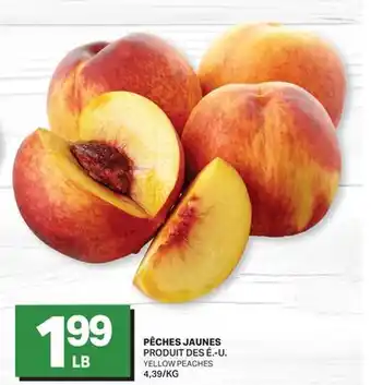 L'Intermarché PÊCHES JAUNES | YELLOW PEACHES offer