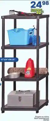 Rossy Resin shelving unit offer