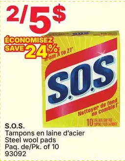 Rossy S.O.S. Steel wool pads offer