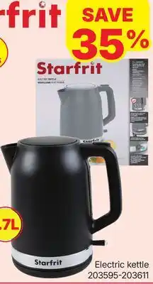 Rossy Starfrit Electric kettle offer