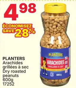 Rossy PLANTERS Dry roasted peanuts offer
