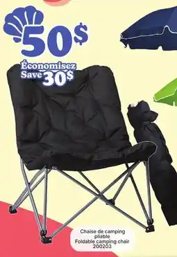 Rossy Foldable camping chair offer