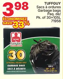 Rossy TUFFGUY Garbage bags offer