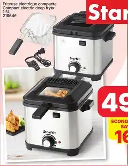 Rossy Starfrit Compact electric deep fryer offer