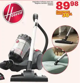Rossy Hoover Bagless canister vacuum offer