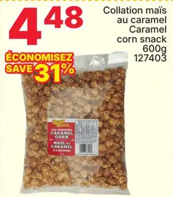 Rossy Caramel corn snack offer