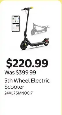 Walmart 5th Wheel Electric Scooter offer
