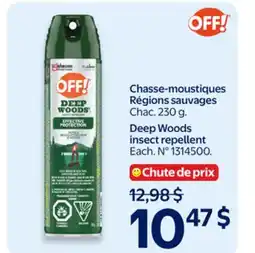 Walmart Deep Woods insect repellent offer