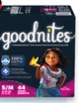 Walmart Goodnites superpack nighttime underwear offer