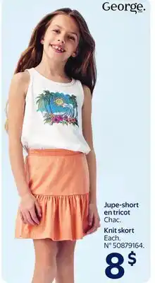 Walmart George Knit skort offer