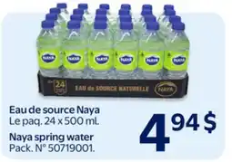 Walmart Naya spring water offer