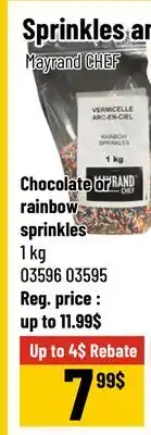 Mayrand Sprinkles and nuts Mayrand CHEF offer