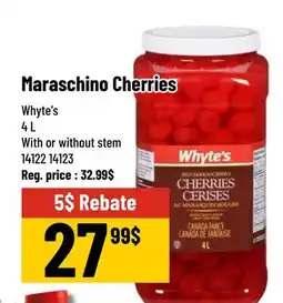 Mayrand Maraschino Cherries Whyte's offer