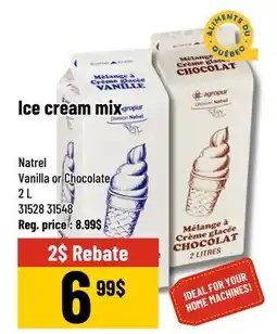 Mayrand Ice cream mix Natrel offer