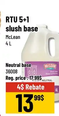 Mayrand RTU 5+1 slush base McLean offer
