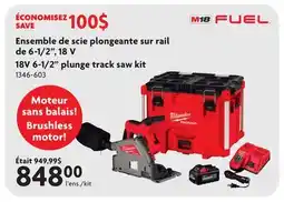 Home Hardware 6-1/2 plunge track saw kit offer