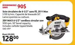 Home Hardware 20V MAX 6-1/2 cordless circular saw offer