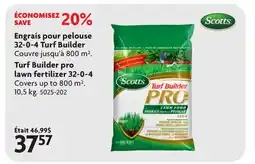 Home Hardware Turf Builder pro lawn fertilizer offer