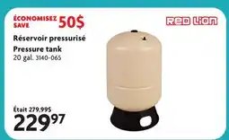 Home Hardware Pressure tank offer