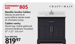 Home Hardware Calden vanity offer